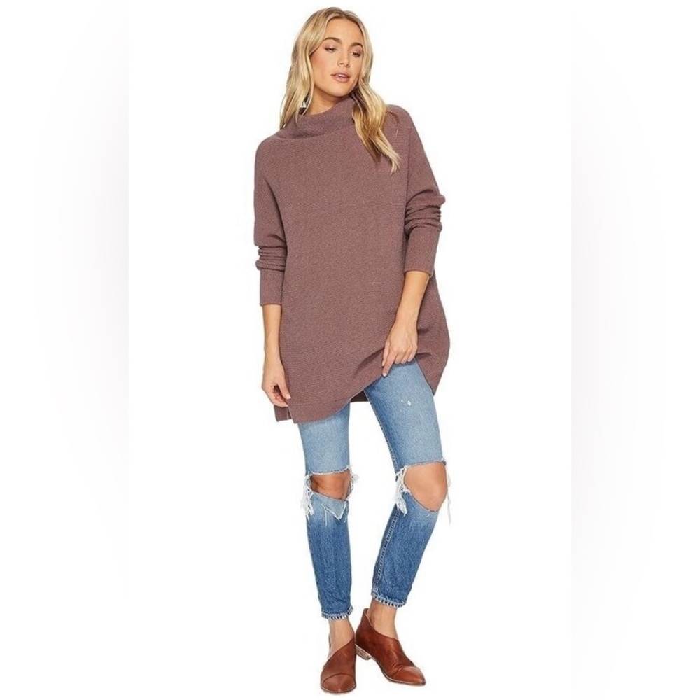 Free People | Ottoman Slouchy Tunic | Taupe | XS | Like New!!‎